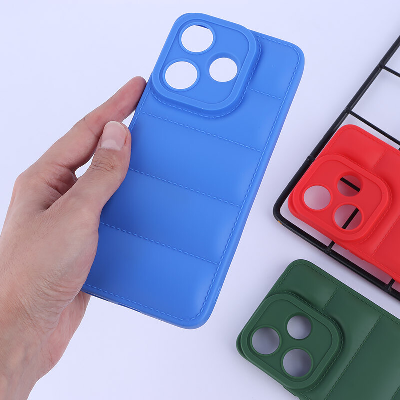 قاب پافر ژله ای شیائومی Redmi 13 4G / Redmi 13 5G محافظ لنزدار