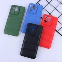 قاب پافر ژله ای شیائومی Redmi 13C / Poco C65 محافظ لنزدار