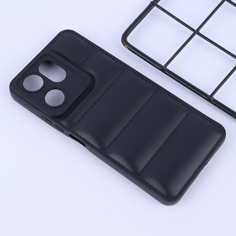 قاب پافر ژله ای شیائومی Redmi 13C / Poco C65 محافظ لنزدار