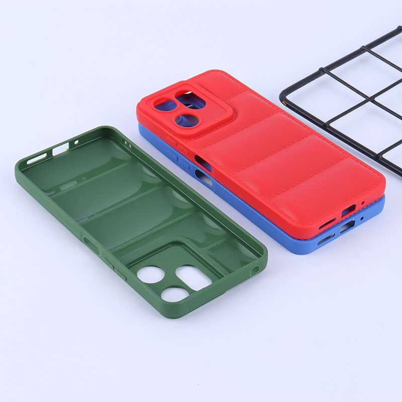 قاب پافر ژله ای شیائومی Redmi 13C / Poco C65 محافظ لنزدار