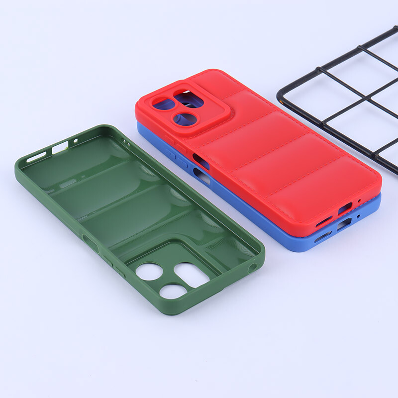 قاب پافر ژله ای شیائومی Redmi 13C / Poco C65 محافظ لنزدار