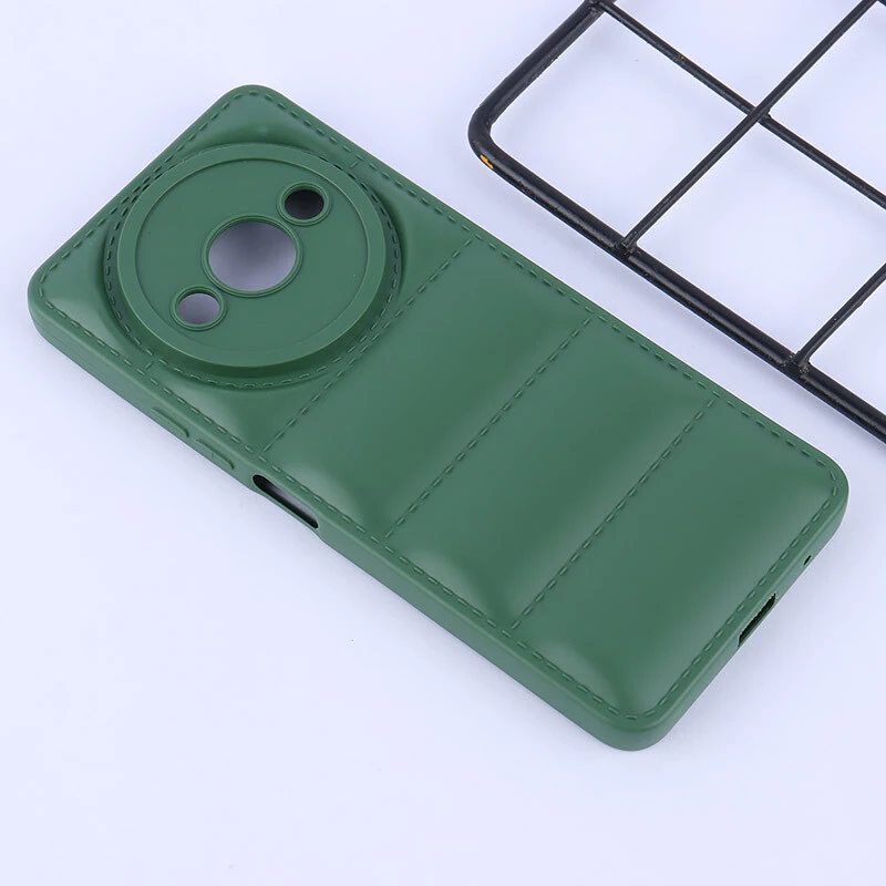 قاب پافر ژله ای شیائومی Redmi A3 / A3X / Poco C61 محافظ لنزدار