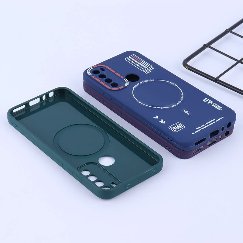 قاب ژله ای Dcokm شیائومی Redmi Note 8 طرح مگ سیف محافظ لنزدار
