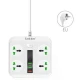 چند راهی 4 خانه ارلدام ES-SC05 با کابل 2 متری + شارژر USB و Type-C