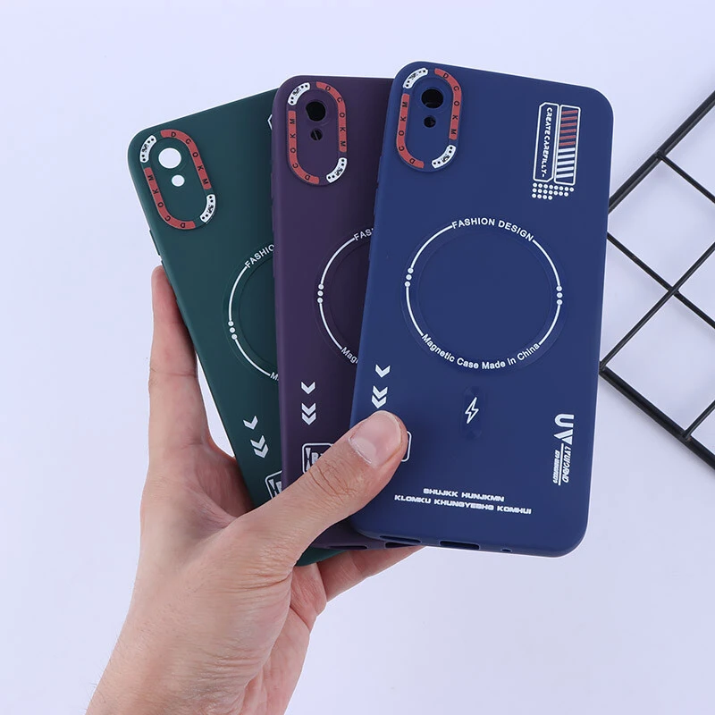 قاب ژله ای Dcokm شیائومی Redmi 9A طرح مگ سیف محافظ لنزدار