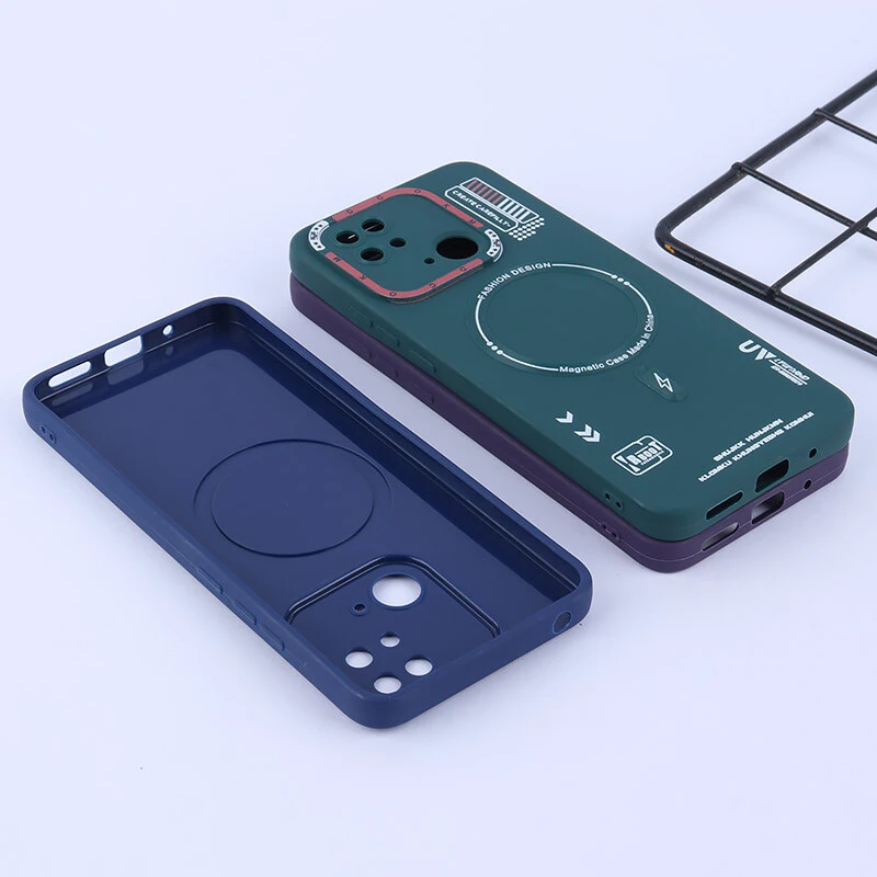 قاب ژله ای Dcokm شیائومی Redmi 10C طرح مگ سیف محافظ لنزدار