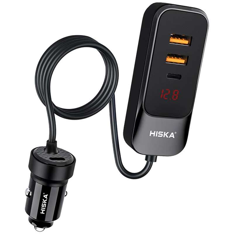 شارژر فندکی فست شارژ Hiska HCC-327 QC3.0 PD 30W