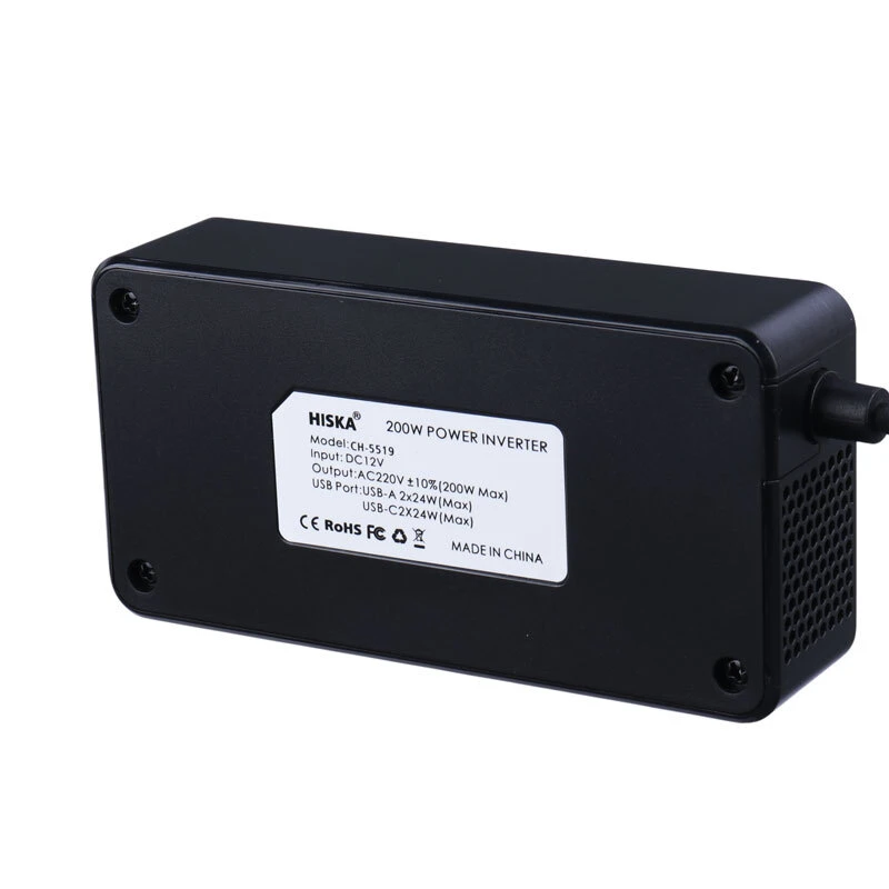 شارژر فندکی و چند راهی هیسکا Hiska CH-5519 PD3.0 QC3.0 3A 200W