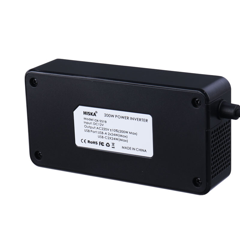 شارژر فندکی و چند راهی هیسکا Hiska CH-5519 PD3.0 QC3.0 3A 200W