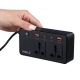 شارژر فندکی و چند راهی هیسکا Hiska CH-5519 PD3.0 QC3.0 3A 200W
