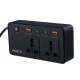 شارژر فندکی و چند راهی هیسکا Hiska CH-5519 PD3.0 QC3.0 3A 200W