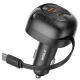 شارژر فندکی فست شارژ Hiska HCC-336 3A QC3.0 PD 45W