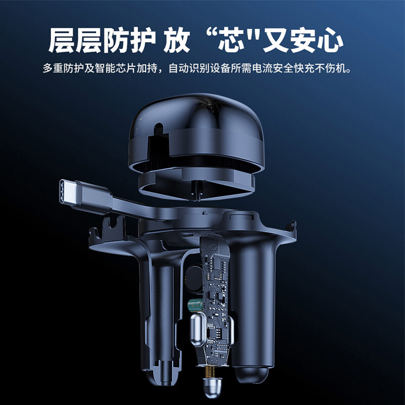 شارژر فندکی فست شارژ Hiska HCC-336 3A QC3.0 PD 45W