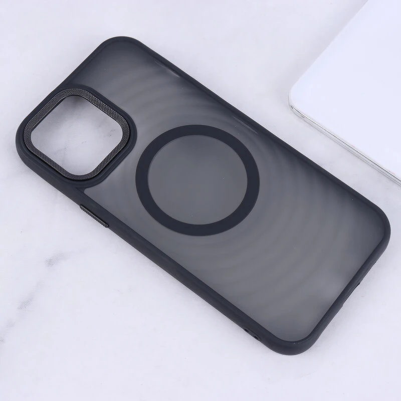 قاب مگ سیف آیفون iPhone 13 / 14 پشت مات طرح موج