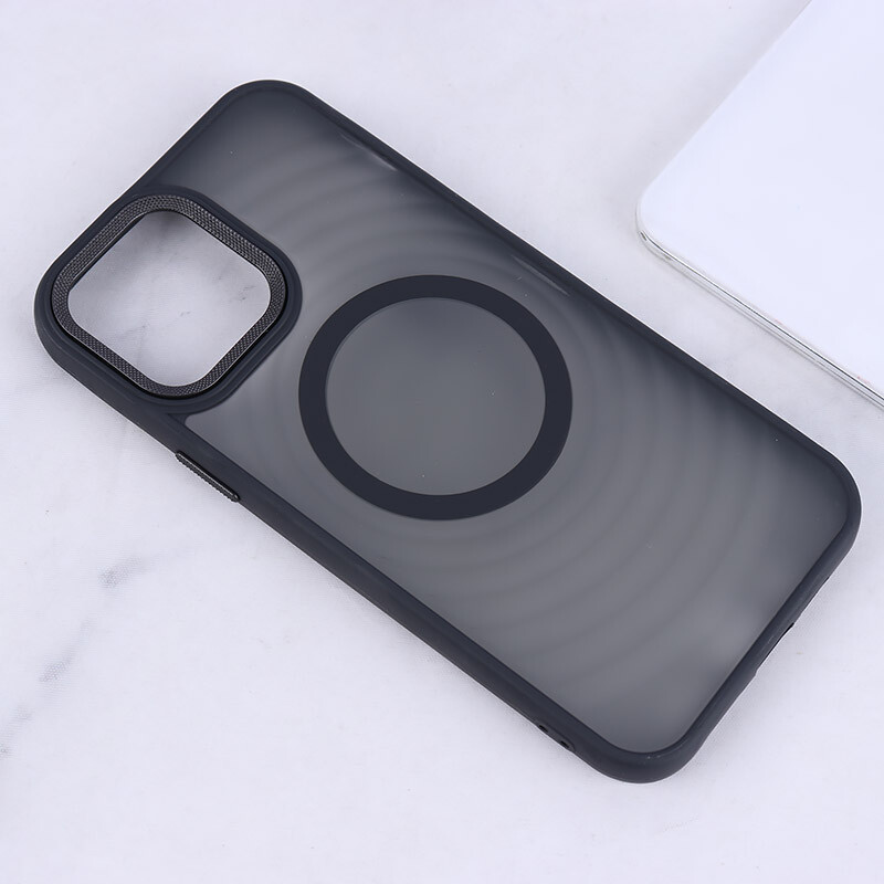 قاب مگ سیف آیفون iPhone 13 / 14 پشت مات طرح موج