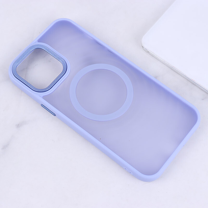 قاب مگ سیف آیفون iPhone 13 / 14 پشت مات طرح موج