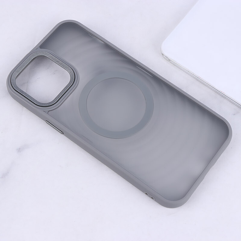 قاب مگ سیف آیفون iPhone 13 / 14 پشت مات طرح موج