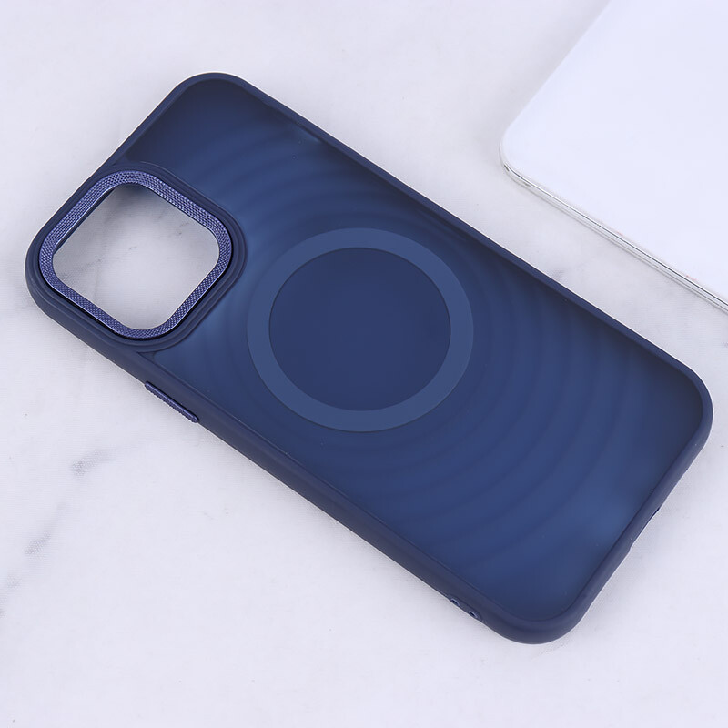 قاب مگ سیف آیفون iPhone 13 / 14 پشت مات طرح موج