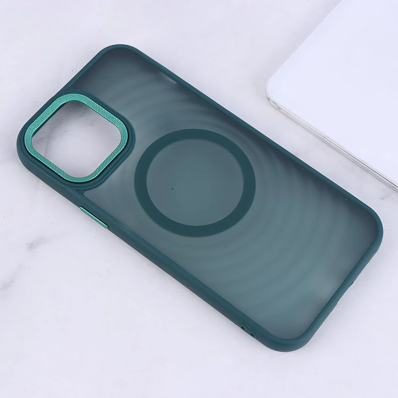 قاب مگ سیف آیفون iPhone 13 / 14 پشت مات طرح موج