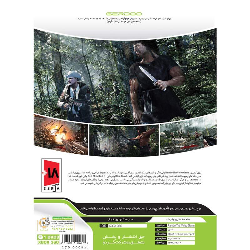 بازی Rambo گردو مناسب برای XBOX 360