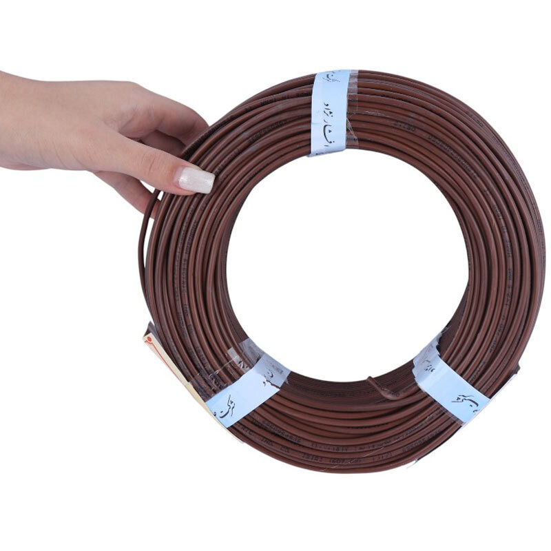 سیم برق افشان 2.5*1 خراسان افشارنژاد حلقه 100 متری