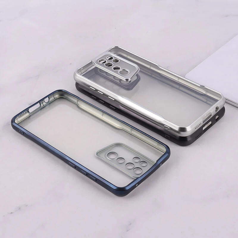 قاب ژله ای شفاف شیائومی Redmi Note 8 Pro طرح تیتانیوم محافظ لنزدار
