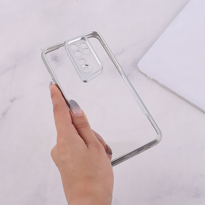 قاب ژله ای شفاف شیائومی Redmi Note 8 Pro طرح تیتانیوم محافظ لنزدار