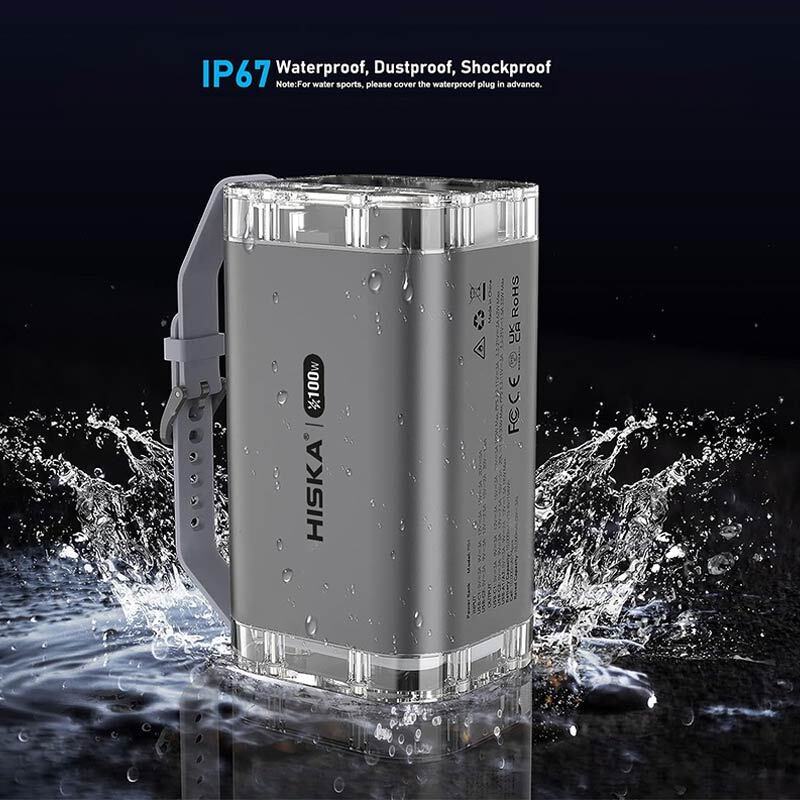 پاور بانک فست شارژ هیسکا HP-444PD QC3.0 PD 100W ظرفیت 40000 میلی آمپر ساعت