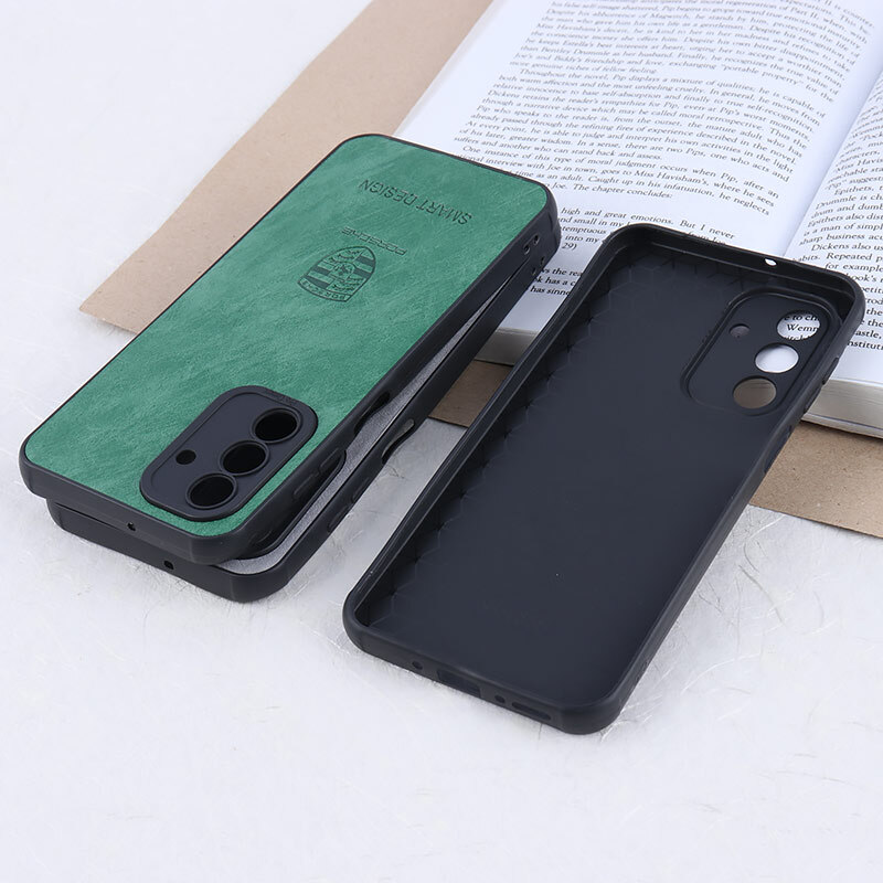قاب چرمی Smart Design سامسونگ Galaxy A26 طرح Porsche محافظ لنزدار