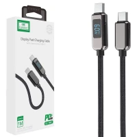 کابل تبدیل فست شارژ Earldom EC-146C Type-C to Type-C 60W 1m