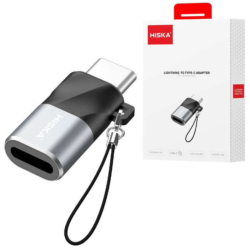 تبدیل Lightning OTG به Type-C هیسکا H8