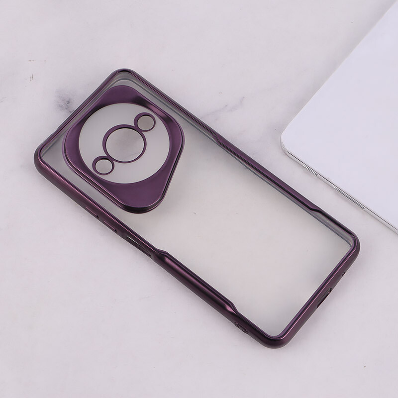 قاب ژله ای شفاف شیائومی Redmi A3 / A3X طرح تیتانیوم محافظ لنزدار