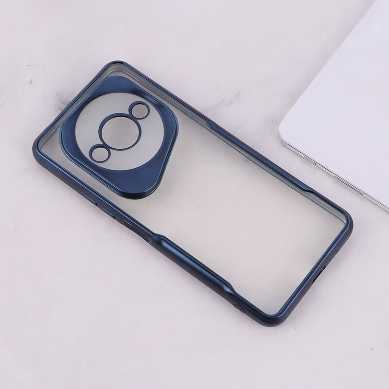 قاب ژله ای شفاف شیائومی Redmi A3 / A3X طرح تیتانیوم محافظ لنزدار
