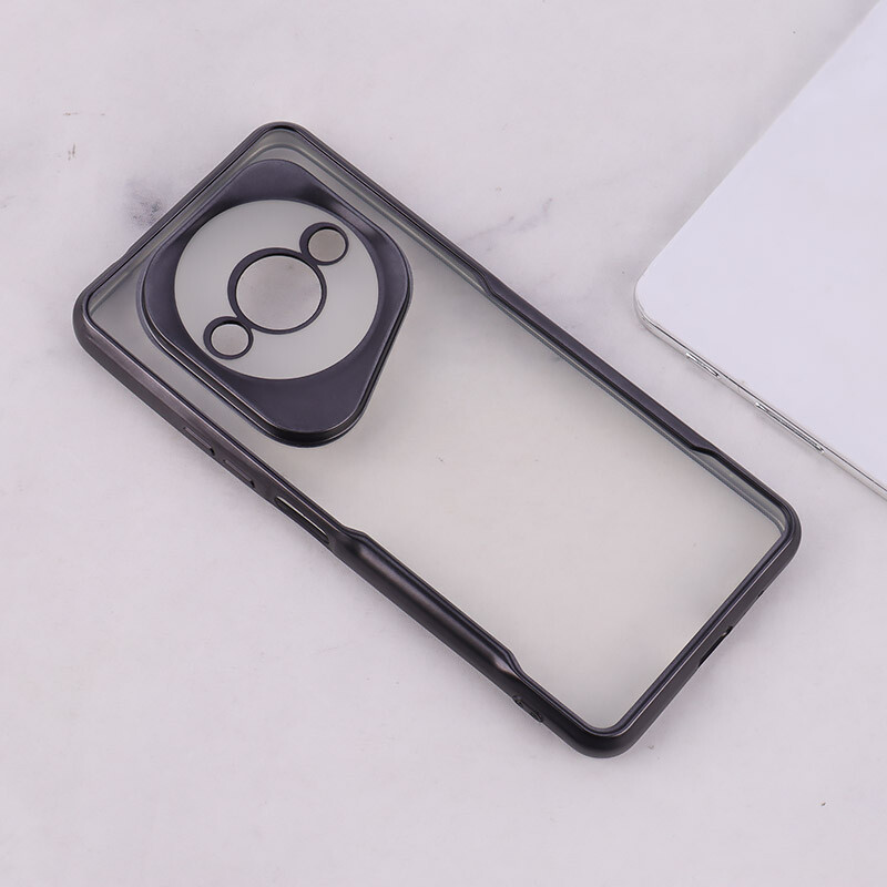 قاب ژله ای شفاف شیائومی Redmi A3 / A3X طرح تیتانیوم محافظ لنزدار