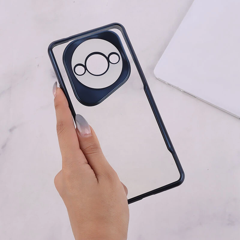 قاب ژله ای شفاف شیائومی Redmi A3 / A3X / Poco C61 طرح تیتانیوم محافظ لنزدار
