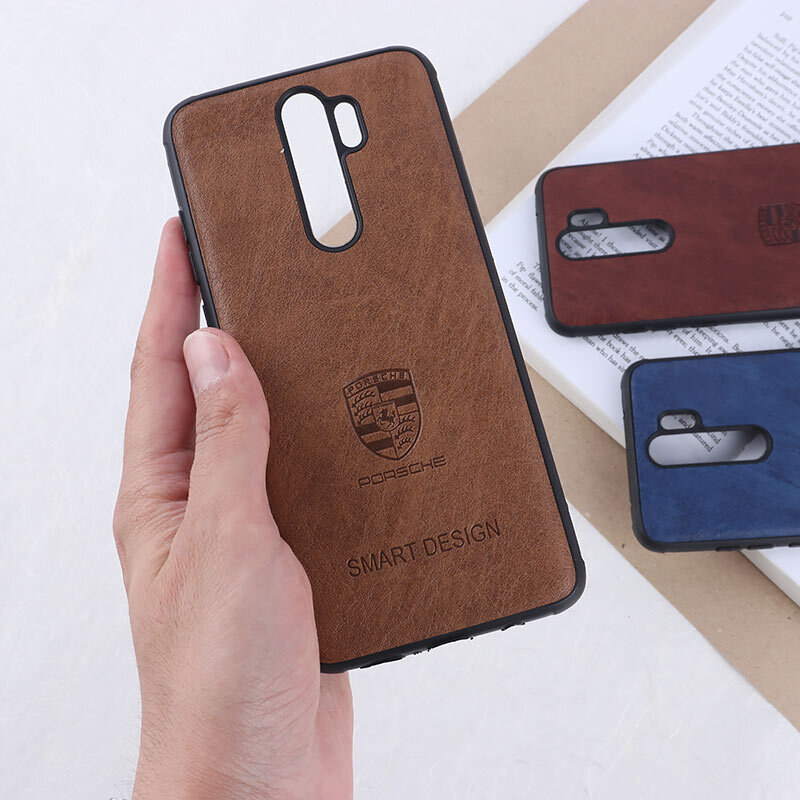 قاب چرمی Smart Design شیائومی Redmi Note 8 Pro طرح Porsche