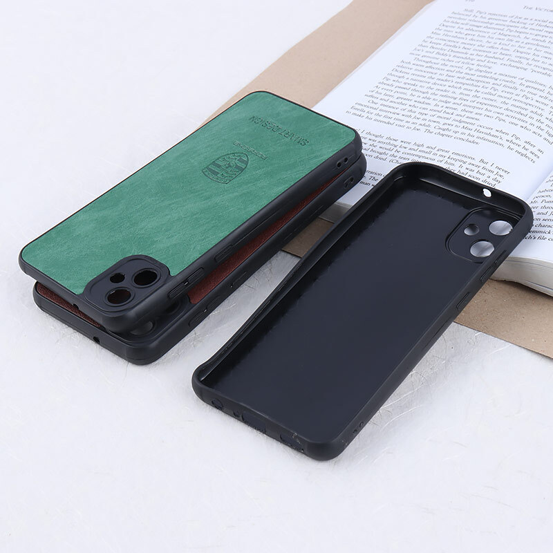 قاب چرمی Smart Design سامسونگ Galaxy A05 طرح Porsche محافظ لنزدار