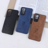 قاب چرمی Smart Design شیائومی Redmi Note 11 / 11S 4G طرح Porsche محافظ لنزدار