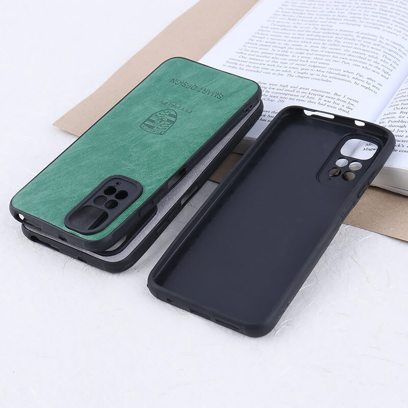 قاب چرمی Smart Design شیائومی Redmi Note 11 / 11S 4G طرح Porsche محافظ لنزدار
