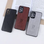 قاب چرمی Smart Design سامسونگ Galaxy A13 4G طرح Porsche محافظ لنزدار