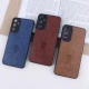 قاب چرمی Smart Design سامسونگ Galaxy A05s طرح Porsche محافظ لنزدار