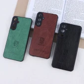 قاب چرمی Smart Design سامسونگ Galaxy A16 4G / A16 5G طرح Porsche محافظ لنزدار