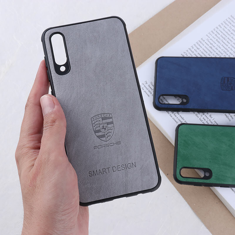 قاب چرمی Smart Design سامسونگ Galaxy A30s / A50 / A50s طرح Porsche