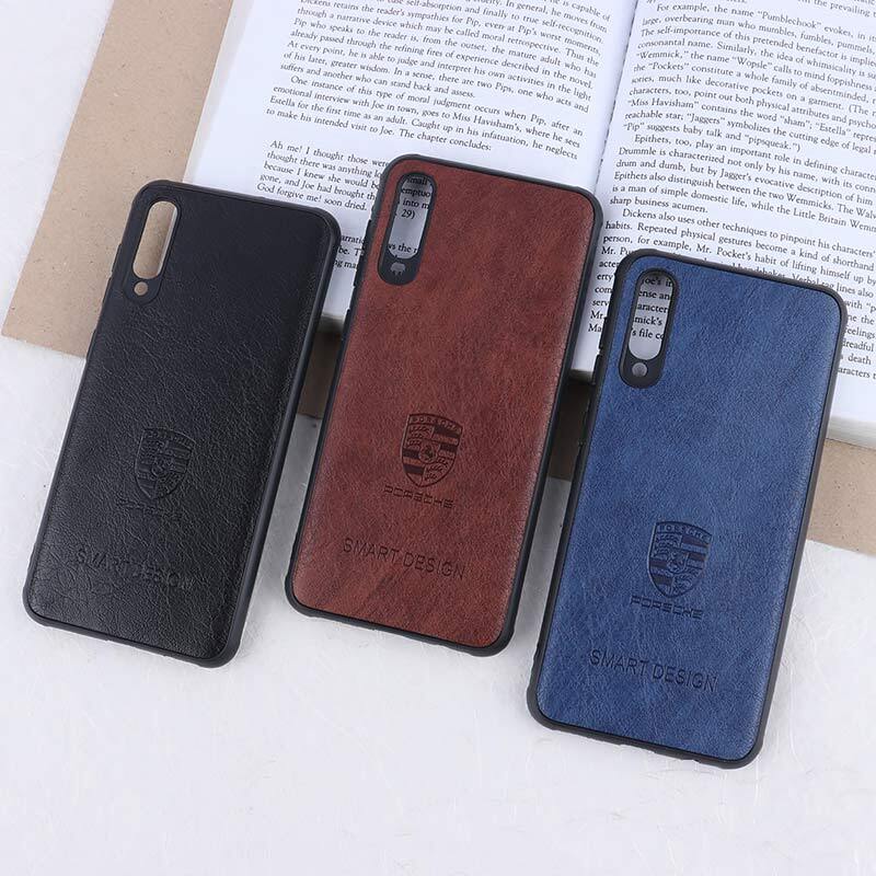 قاب چرمی Smart Design سامسونگ Galaxy A30s / A50 / A50s طرح Porsche