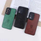 قاب چرمی Smart Design سامسونگ Galaxy A56 طرح Porsche محافظ لنزدار