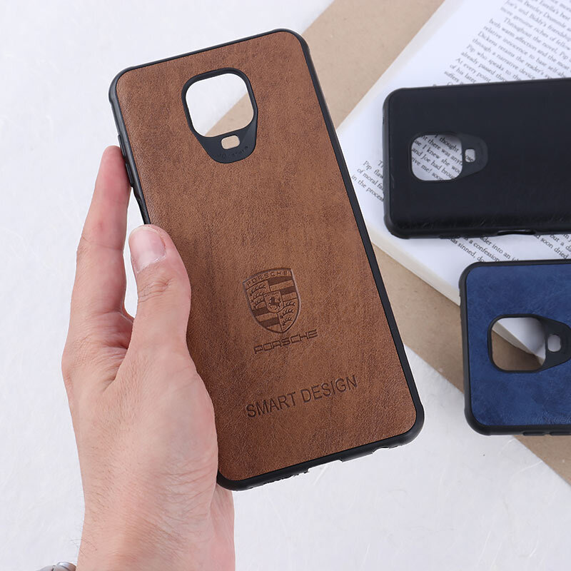 قاب چرمی Smart Design شیائومی Redmi Note 9S / Note 9 Pro / Note 10 Lite طرح Porsche