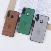قاب چرمی Smart Design سامسونگ Galaxy A20s طرح Porsche محافظ لنزدار