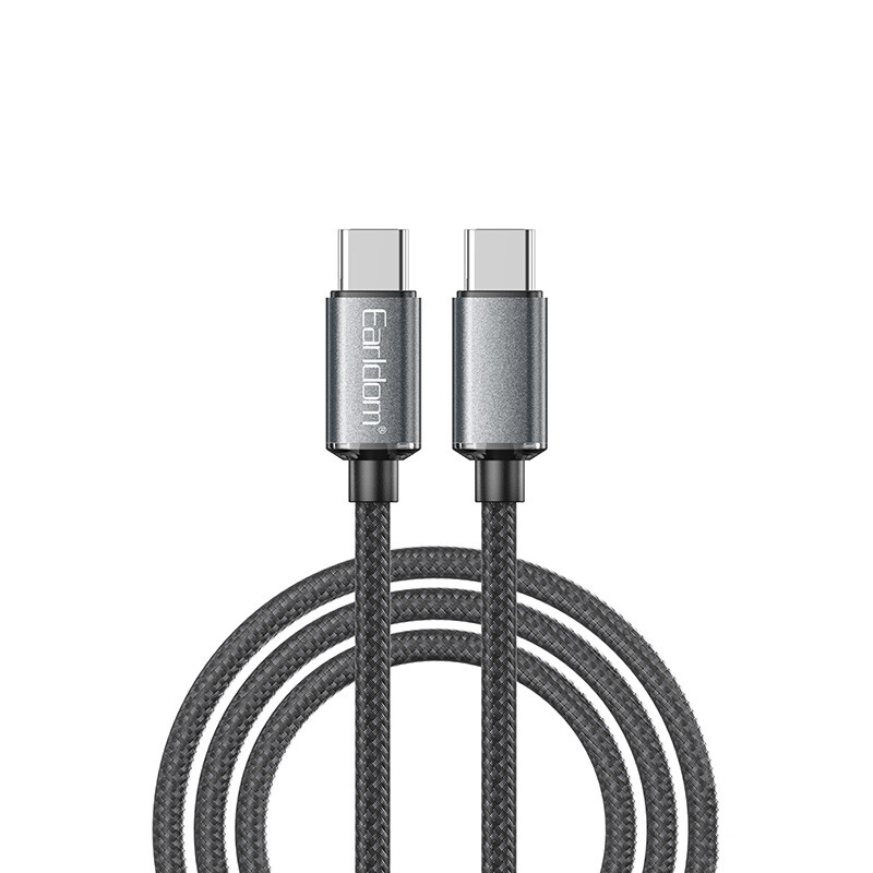 کابل تبدیل فست شارژ Earldom EC-199C-C Type-C TO Type-C QC 60W 1.2m