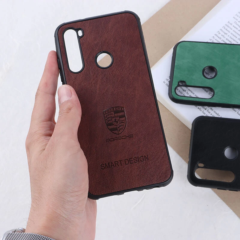 قاب چرمی Smart Design شیائومی Redmi Note 8 طرح Porsche