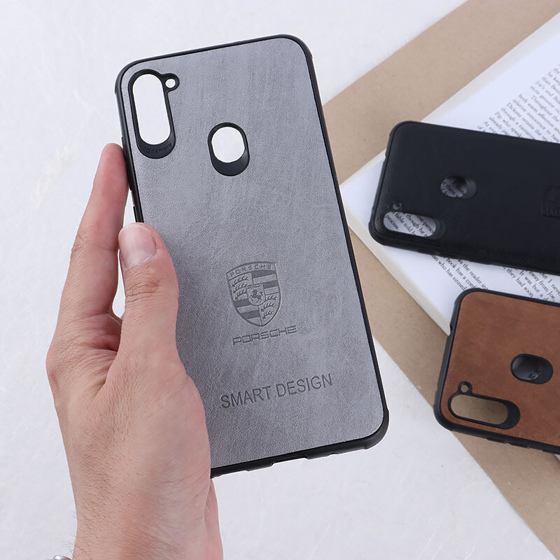 قاب چرمی Smart Design سامسونگ Galaxy A11 / M11 طرح Porsche